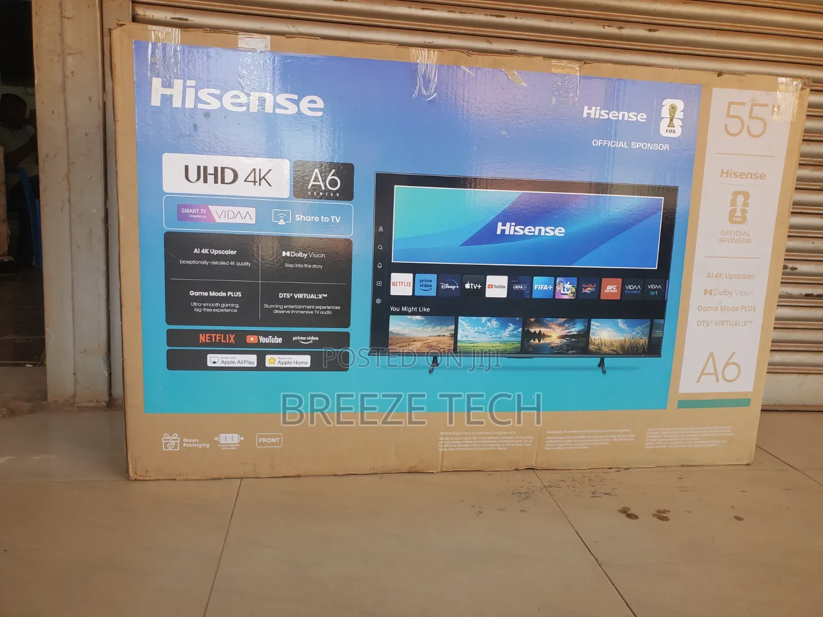 Hisense Vidda 55" Smart:Flat Screen