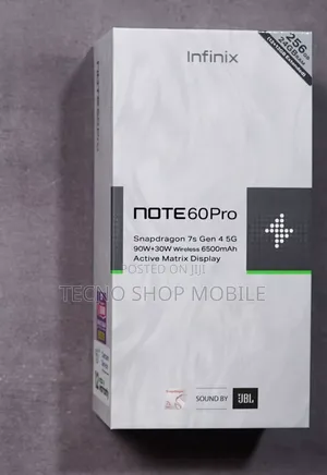 New Infinix Note 60 Pro 256 GB Gray