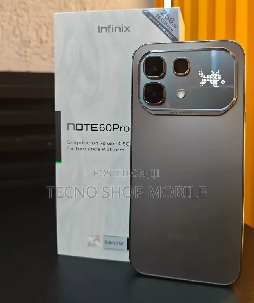 New Infinix Note 60 Pro 256 GB Gray