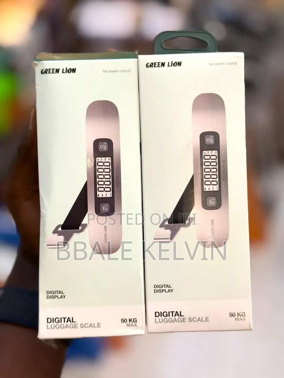 Green Lion Digital Luggage Scale With Lcd Display 50kg Max