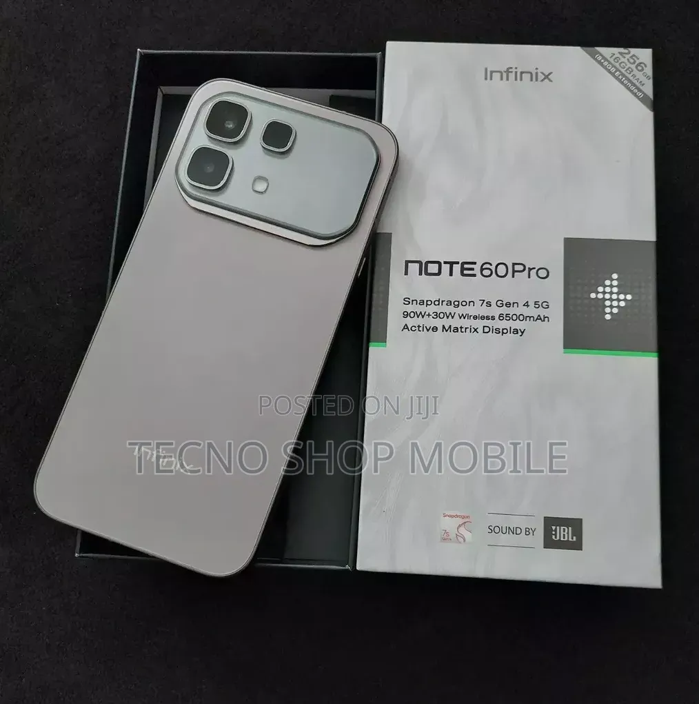New Infinix Note 60 Pro 256 GB Gray