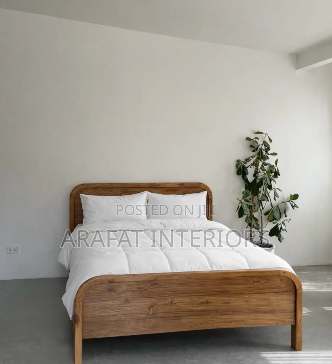 Mugavu Solid Wood Bed in 5by6