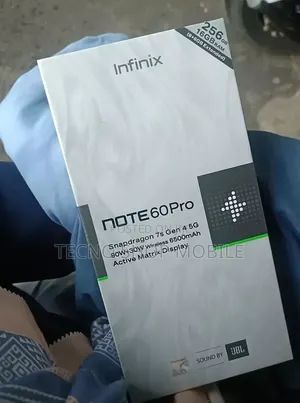 New Infinix Note 60 Pro 256 GB Silver