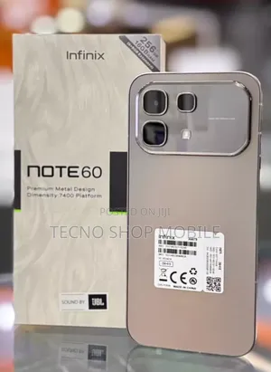 New Infinix Note 60 Pro 256 GB Rose Gold