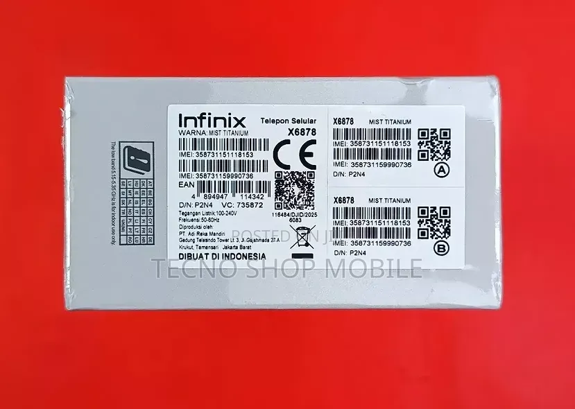New Infinix Note 60 Pro 256 GB Silver