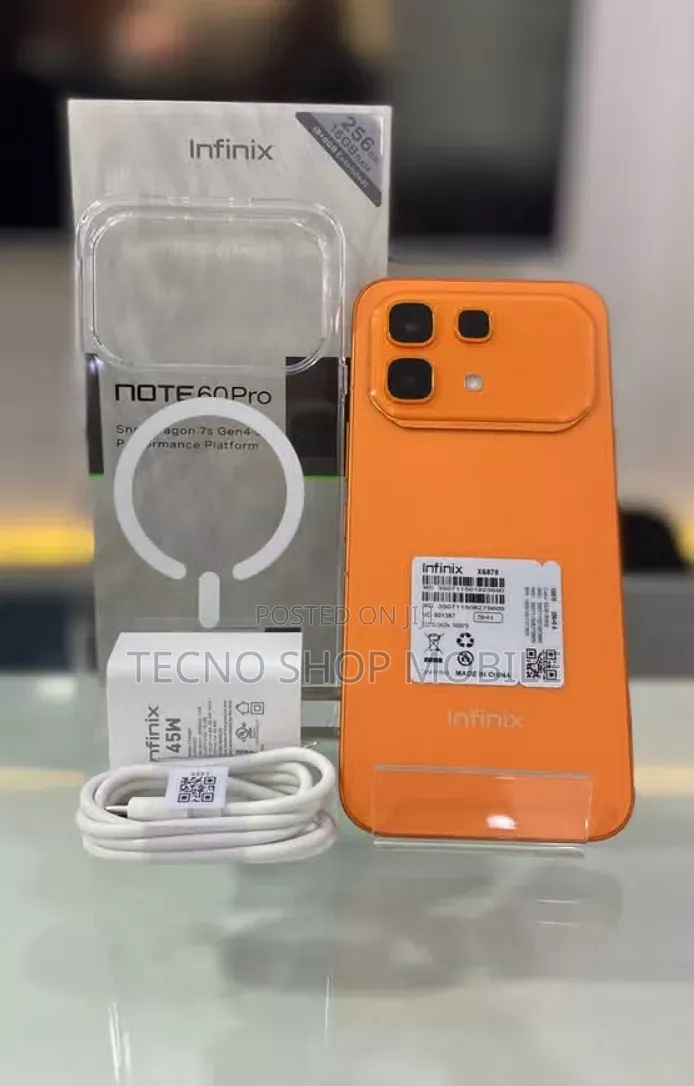 New Infinix Note 60 Pro 256 GB Orange