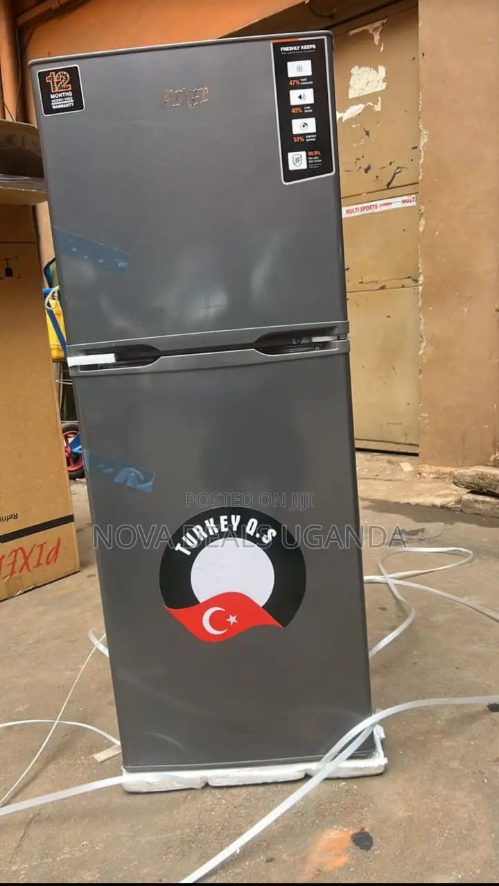 Pixel 160l Double Door Fridge Top Freezer Refridgerator