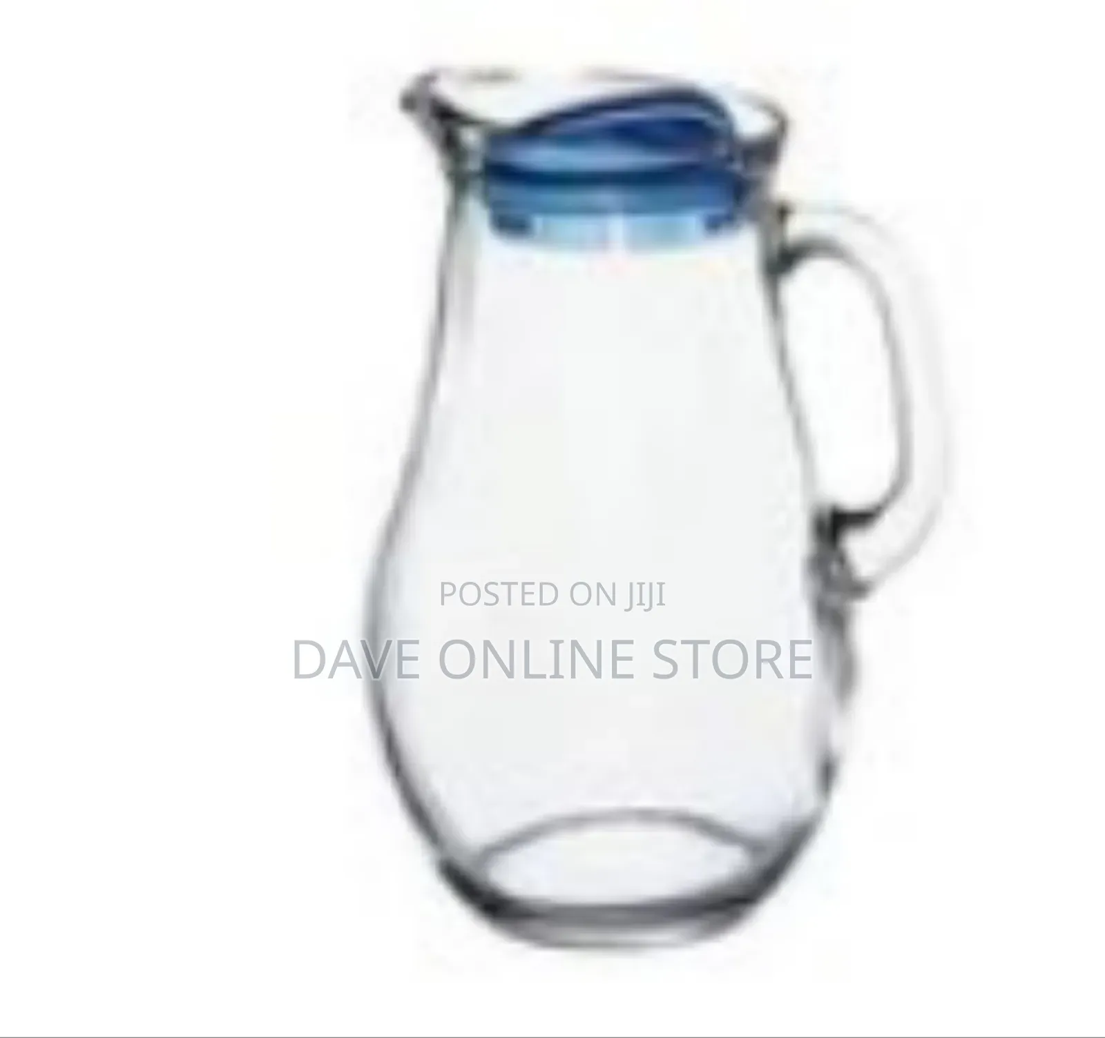 Classic Clear Glass Pitcher With Lid