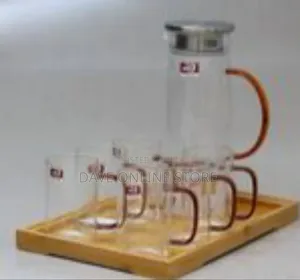 Elegant Glass Teapot / Serving Pitcher