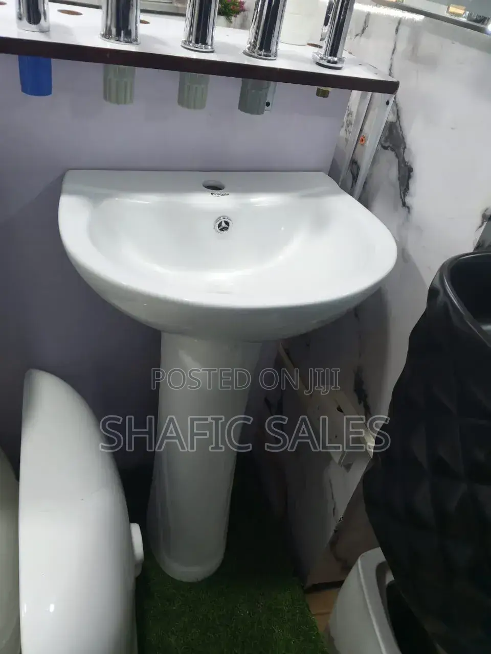 Hand Basin Big(Full Set) With, Tap,Angle V, Flexible Tub Flexible West