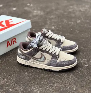 Brown Suede Nike Dunk Low Sneakers