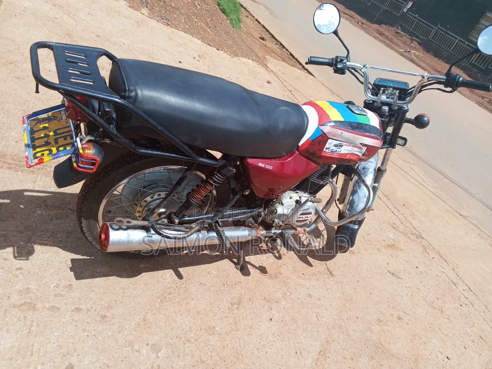 Bajaj Boxer 100 2010 Red