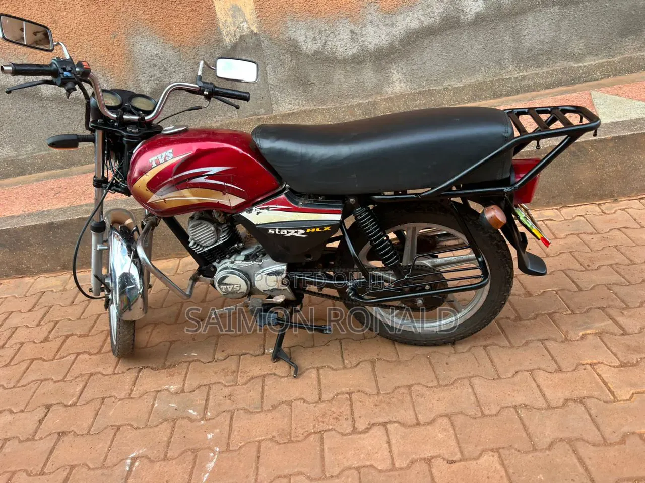 TVS XL 100 2018 Red