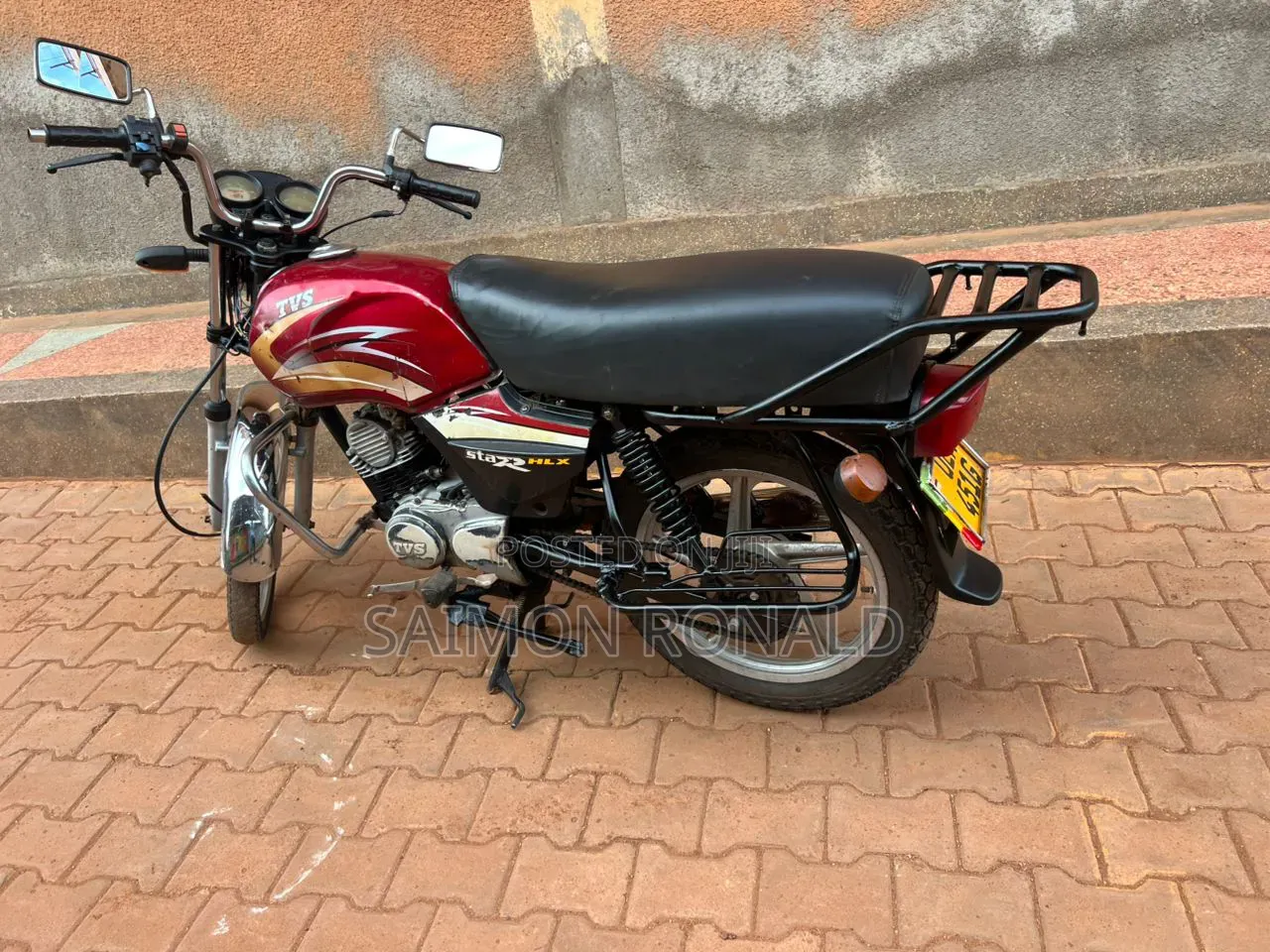 TVS XL 100 2018 Red