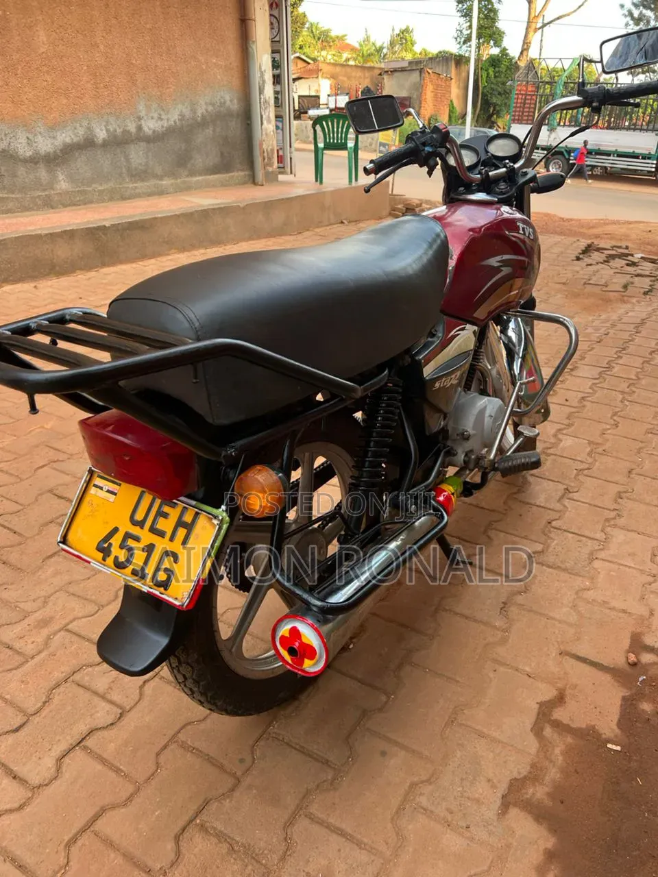 TVS XL 100 2018 Red