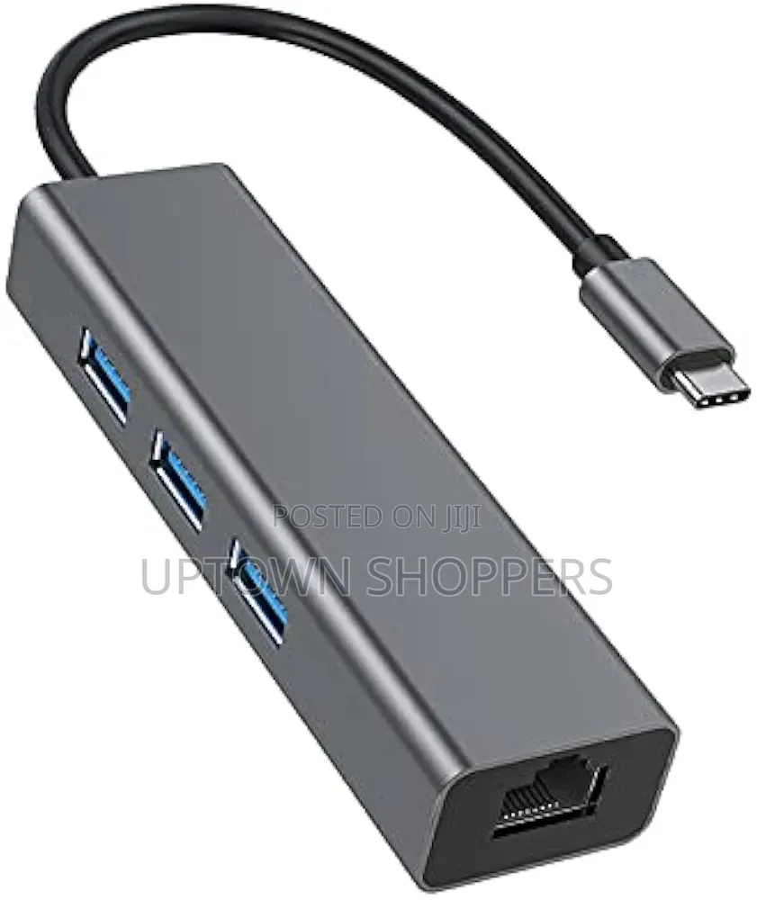 3 Port Usb to Ethernet Adapter Usb 3.0 Hub Network Cable