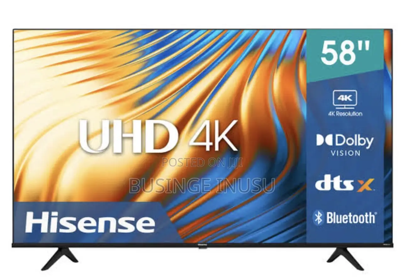 Brand New Hisense 58 Inches Smart Tv Available