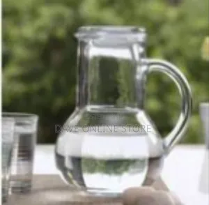 Classic Clear Glass Pitcher / Carafe With Handle