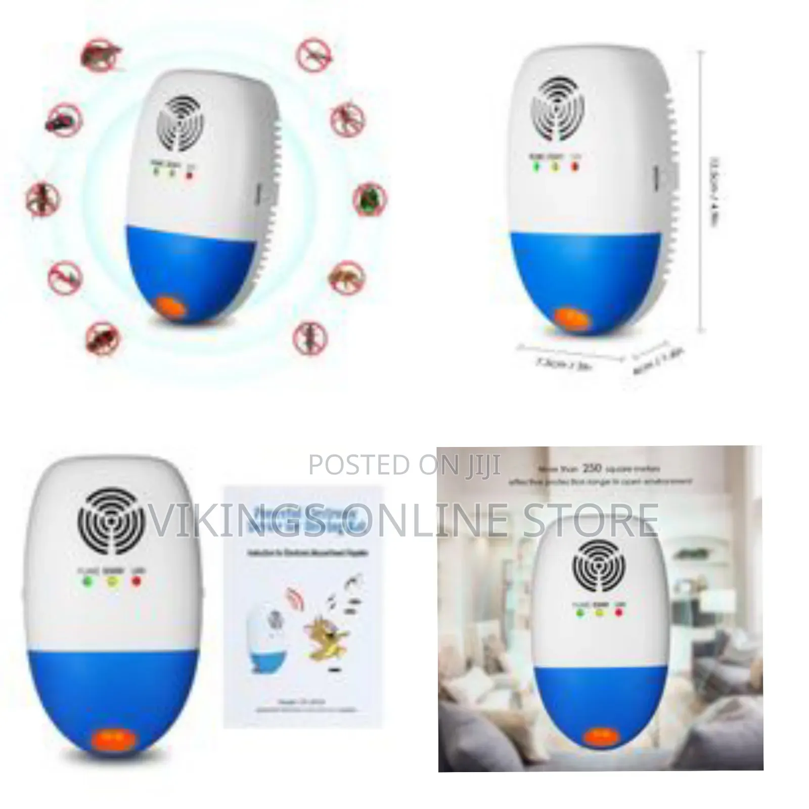 Decdeal Electromagnetic Ultrasonic Plug-in Anti Mosquito Mouse Insect