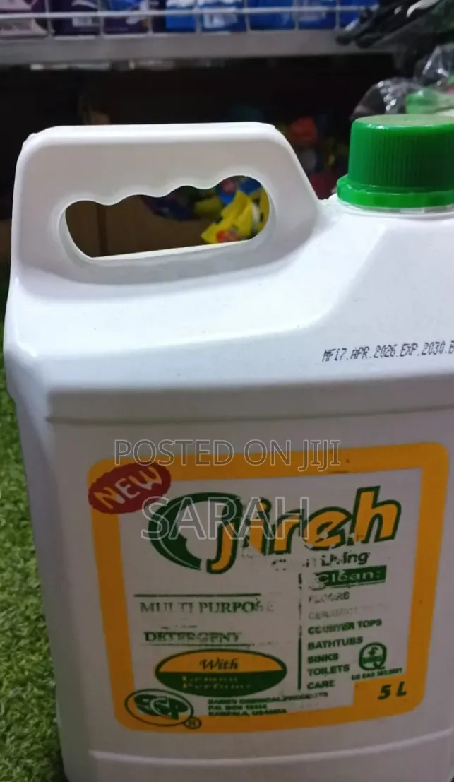 5-Liter Bottle of Jireh Multipurpose Liquid Detergent