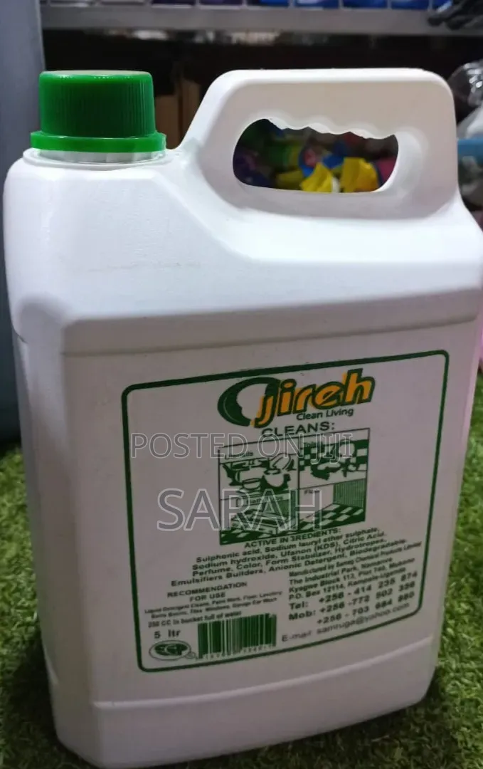 5-Liter Bottle of Jireh Multipurpose Liquid Detergent