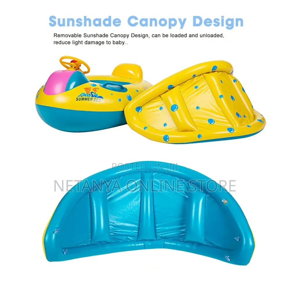 Kids Swimming Floater With Canopy