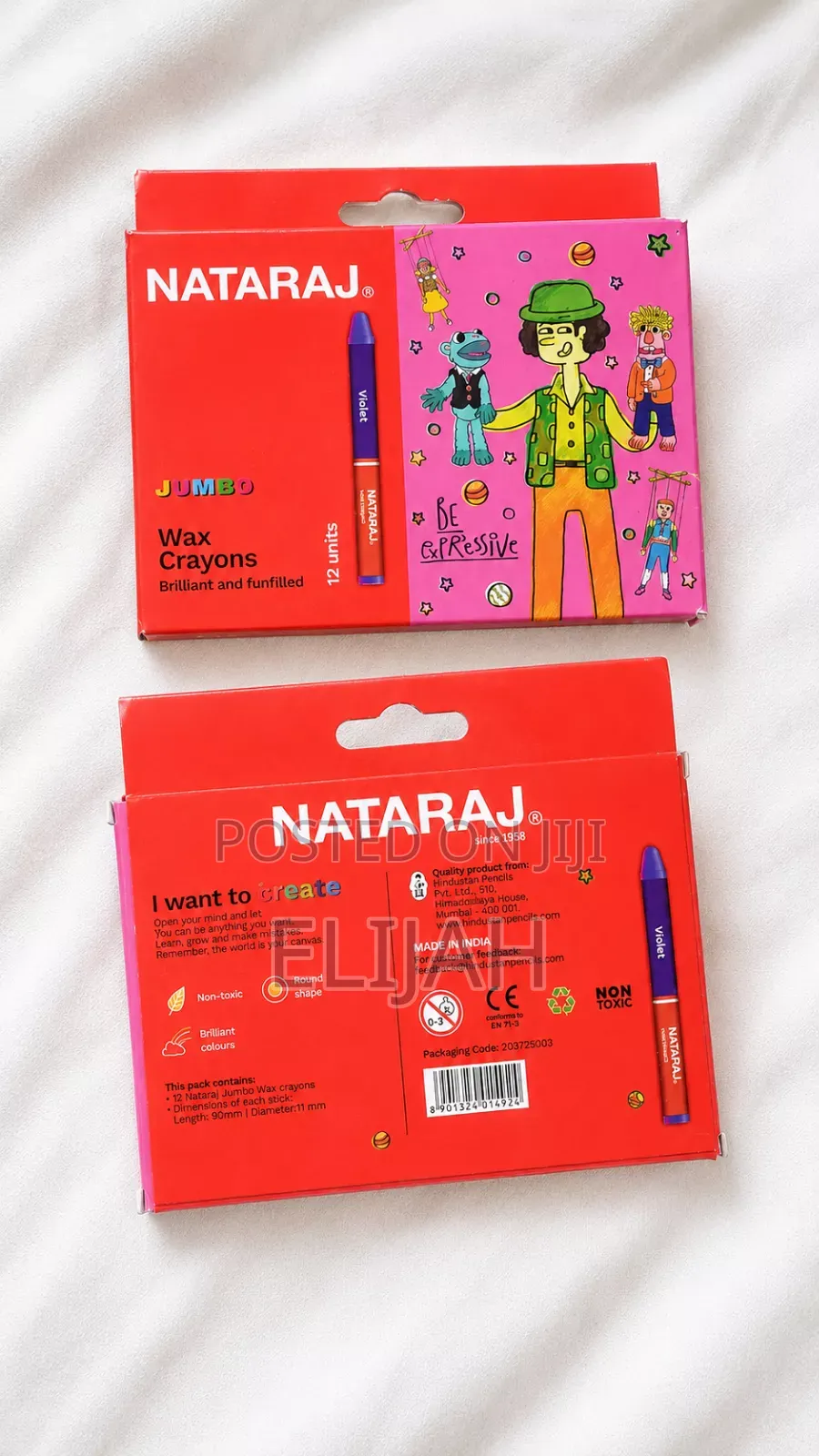 Nataraj Jumbo Crayons