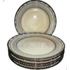 Set of 6 Decorative Ceramic Serving Plates