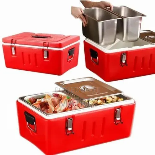 Insulated Food Warmer Pan Carrier Hot Cold Chafing Dish 40l Hot Box