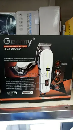 Geemy Gm-6008 Professional Cordless Hair Clipper.
