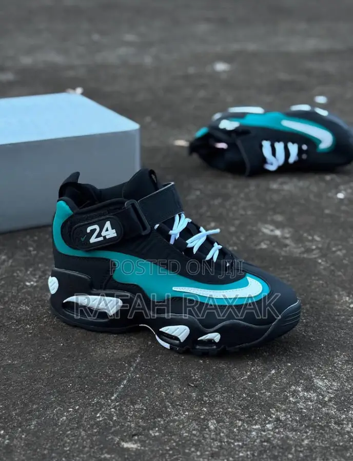 Black and Teal Colorway Nike Air Griffey Max 1 Freshwater Sneakers
