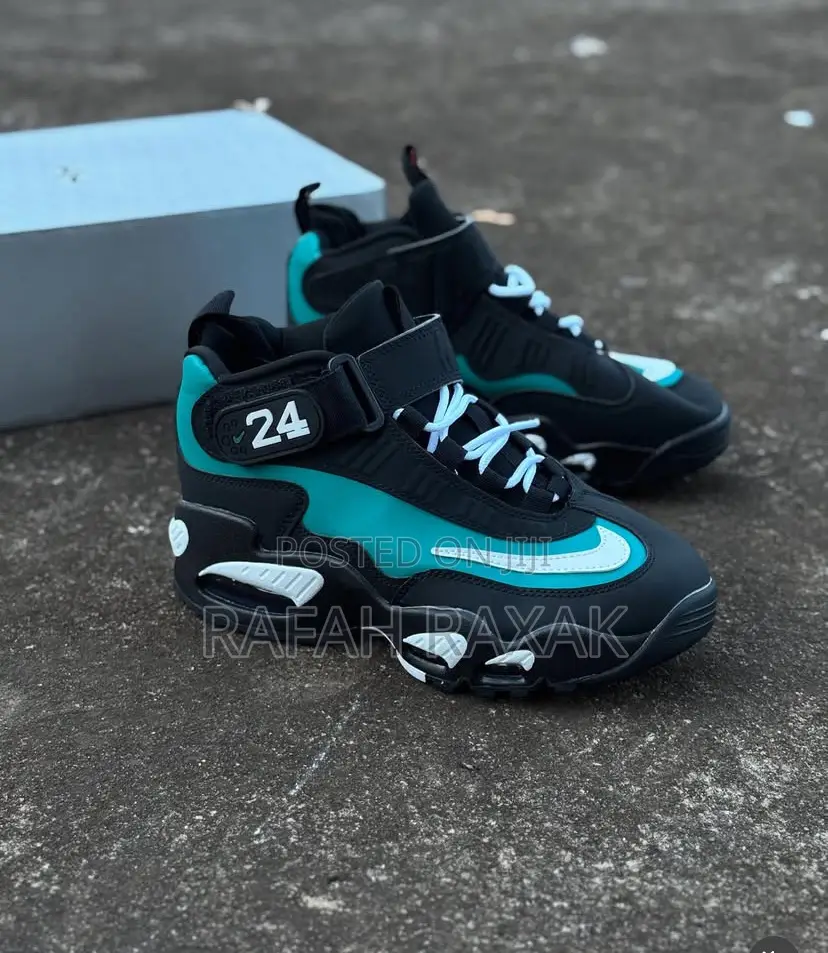 Black and Teal Colorway Nike Air Griffey Max 1 Freshwater Sneakers