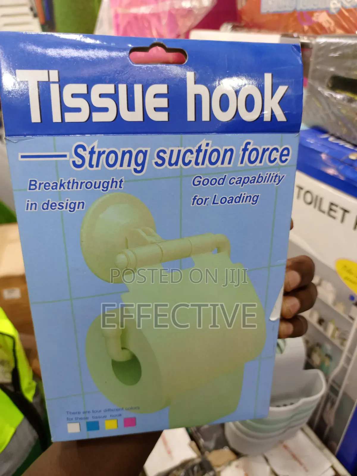 Wall-Mounted Plastic Tissue Holder
