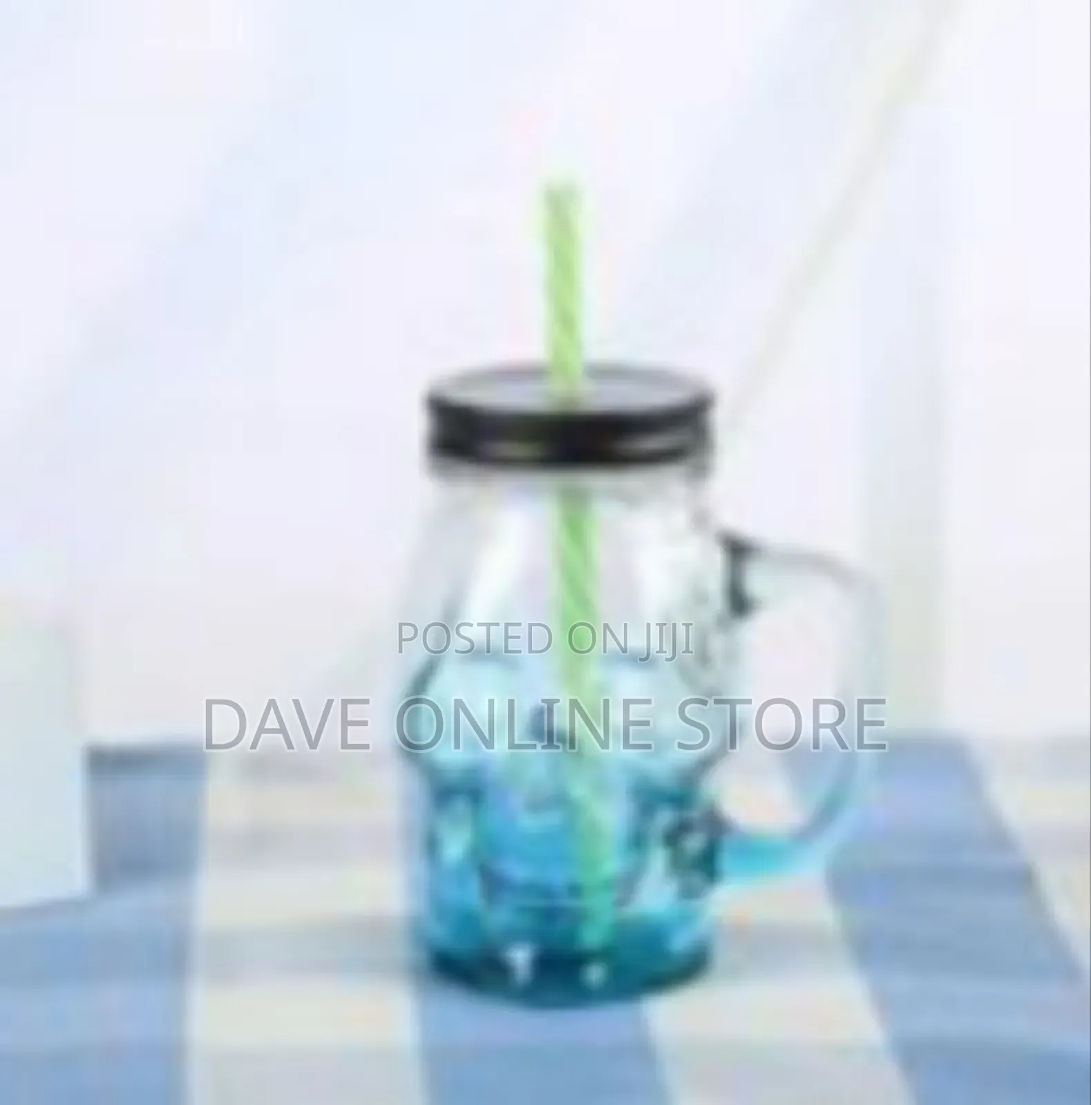 Set of 6 Spooky Skull Mason Jar Mugs With Straws