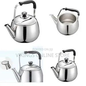 Classic Stainless Steel Stovetop Water Kettle - Multicolor