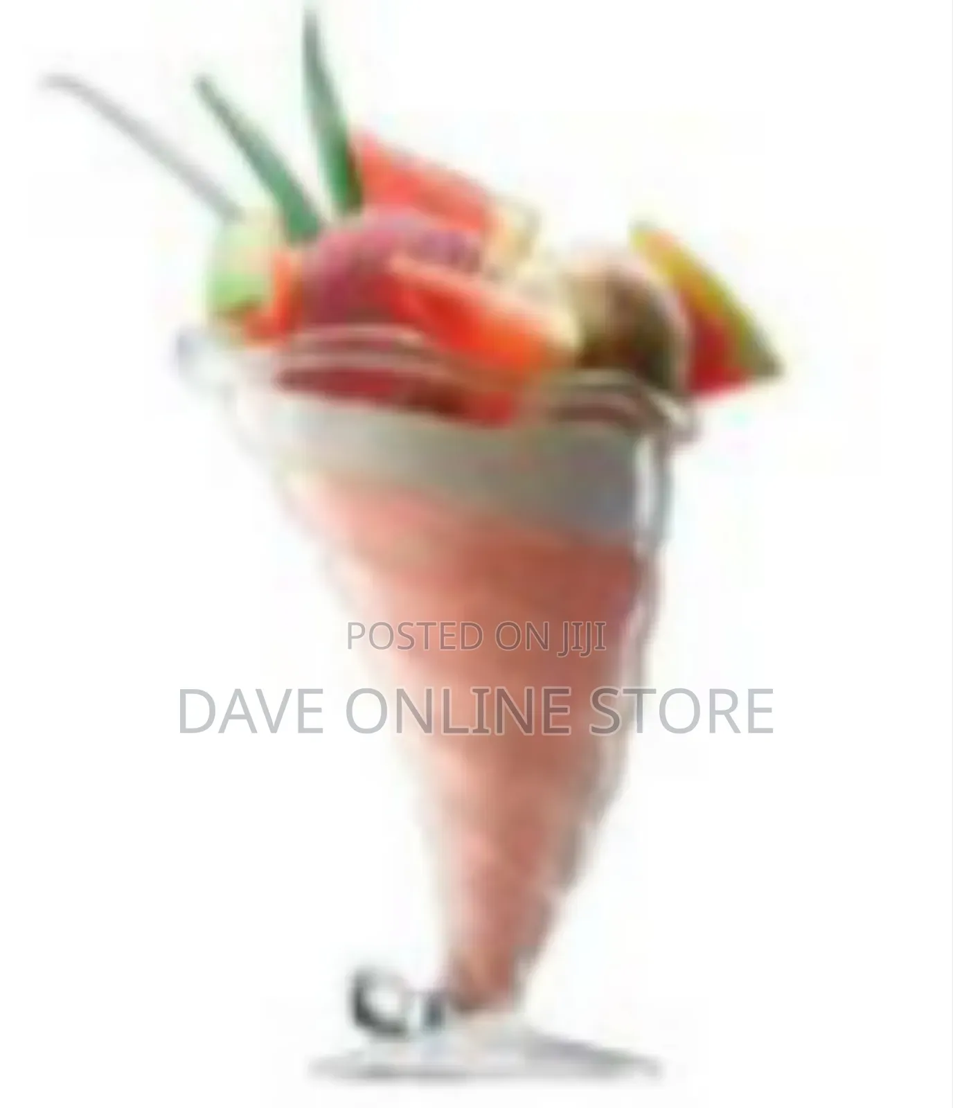 6-Piece Set of Fruit and Ice Cream Sundae Cups