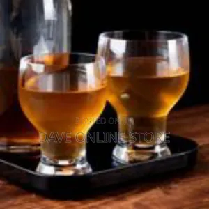 Elegant Glass Goblet / Stemless Drinkware Set