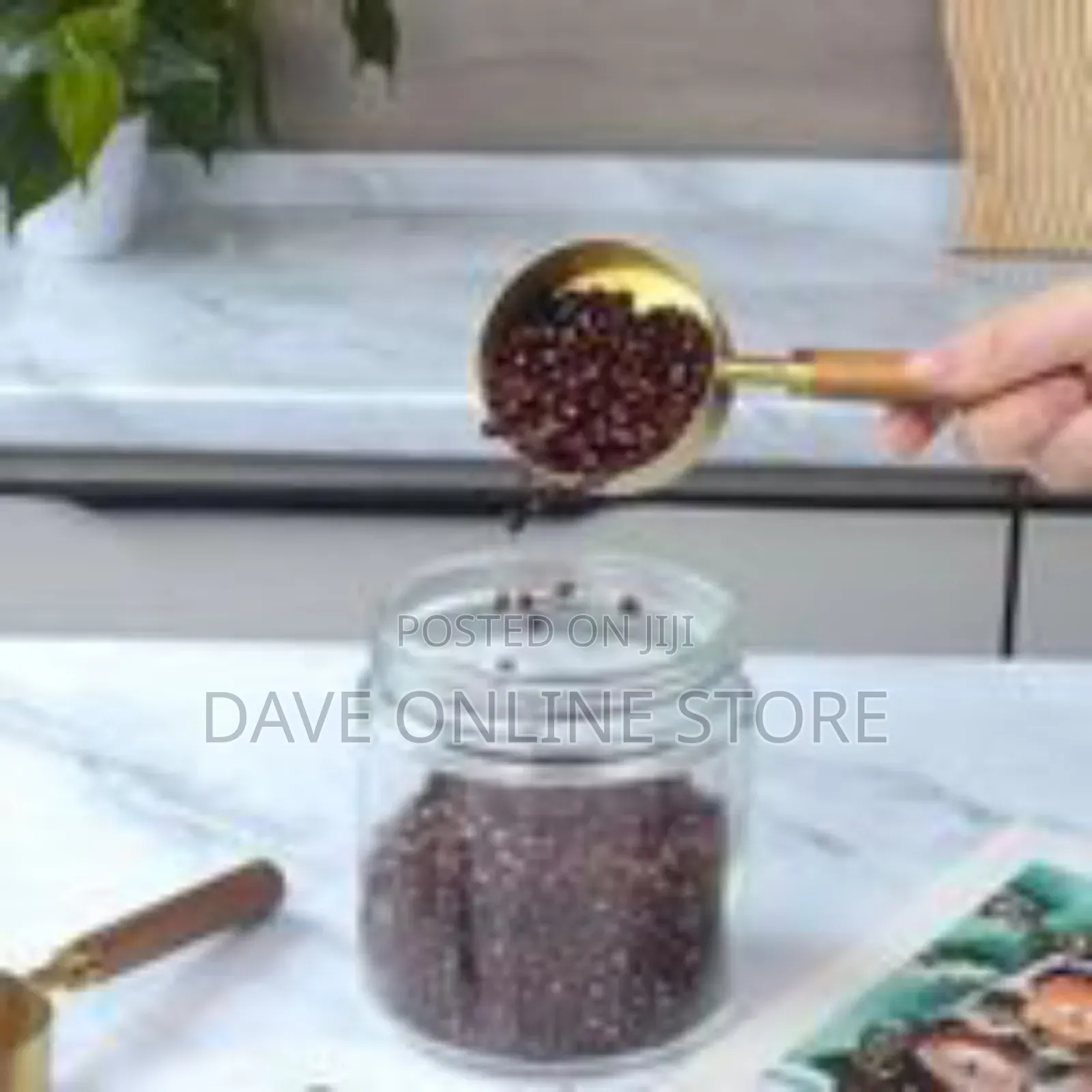 Gold-Plated Metal Measuring Cups