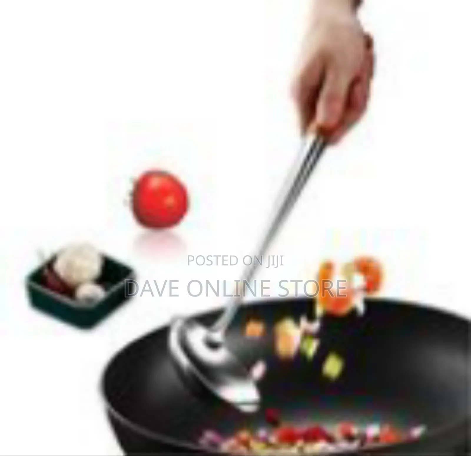 Stainless Steel Ladle With a Wooden Handle