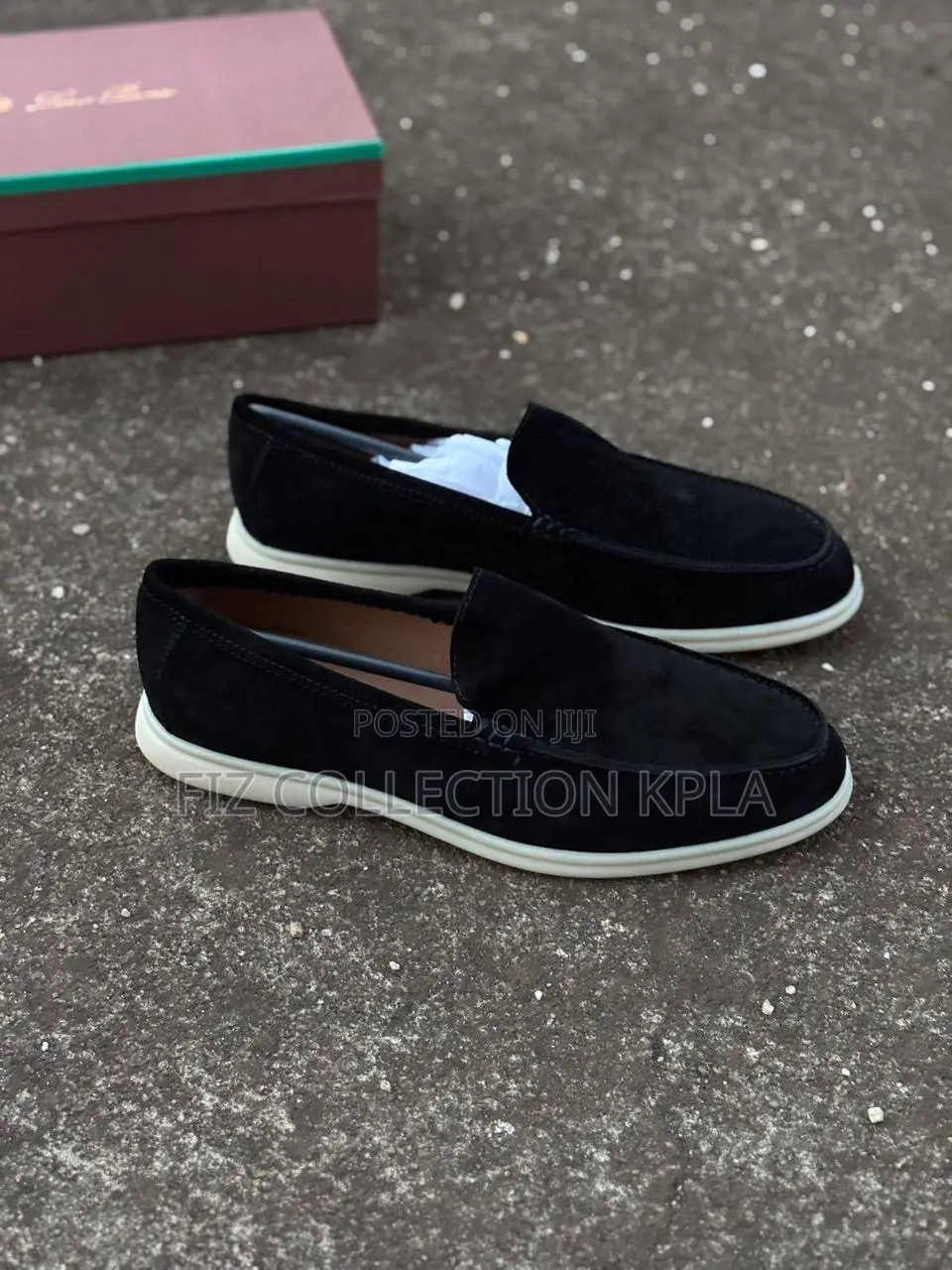 Loro Piana Midnight Velvet Loafers