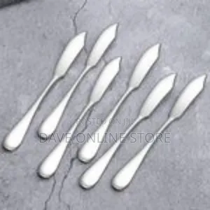 Set of 6 Stainless Steel Butter Spreaders