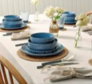 24-Piece Vibrant Ceramic Dinnerware Set