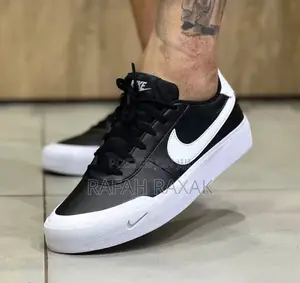 Shot Nike Court Sneakers in a Black Colorways