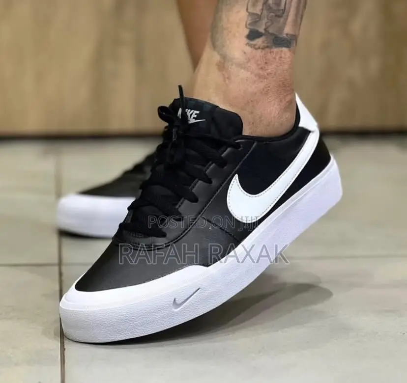 Shot Nike Court Sneakers in a Black Colorways