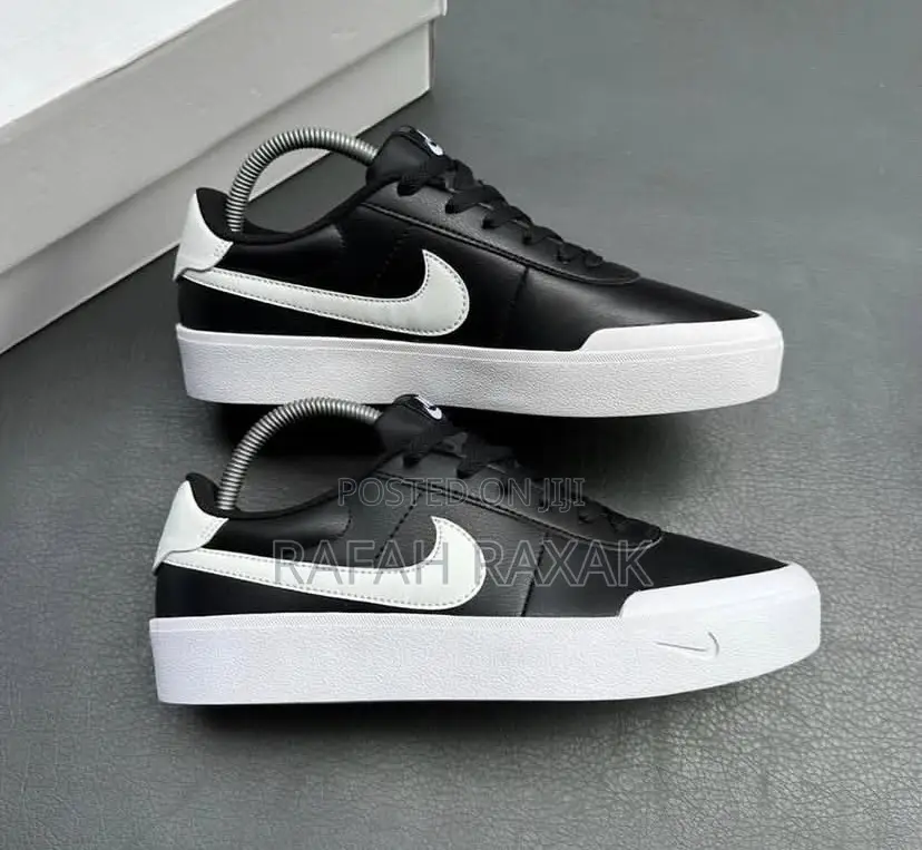 Shot Nike Court Sneakers in a Black Colorways