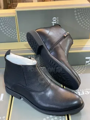 Roberto Serpentini Classic Black Chelsea Boots