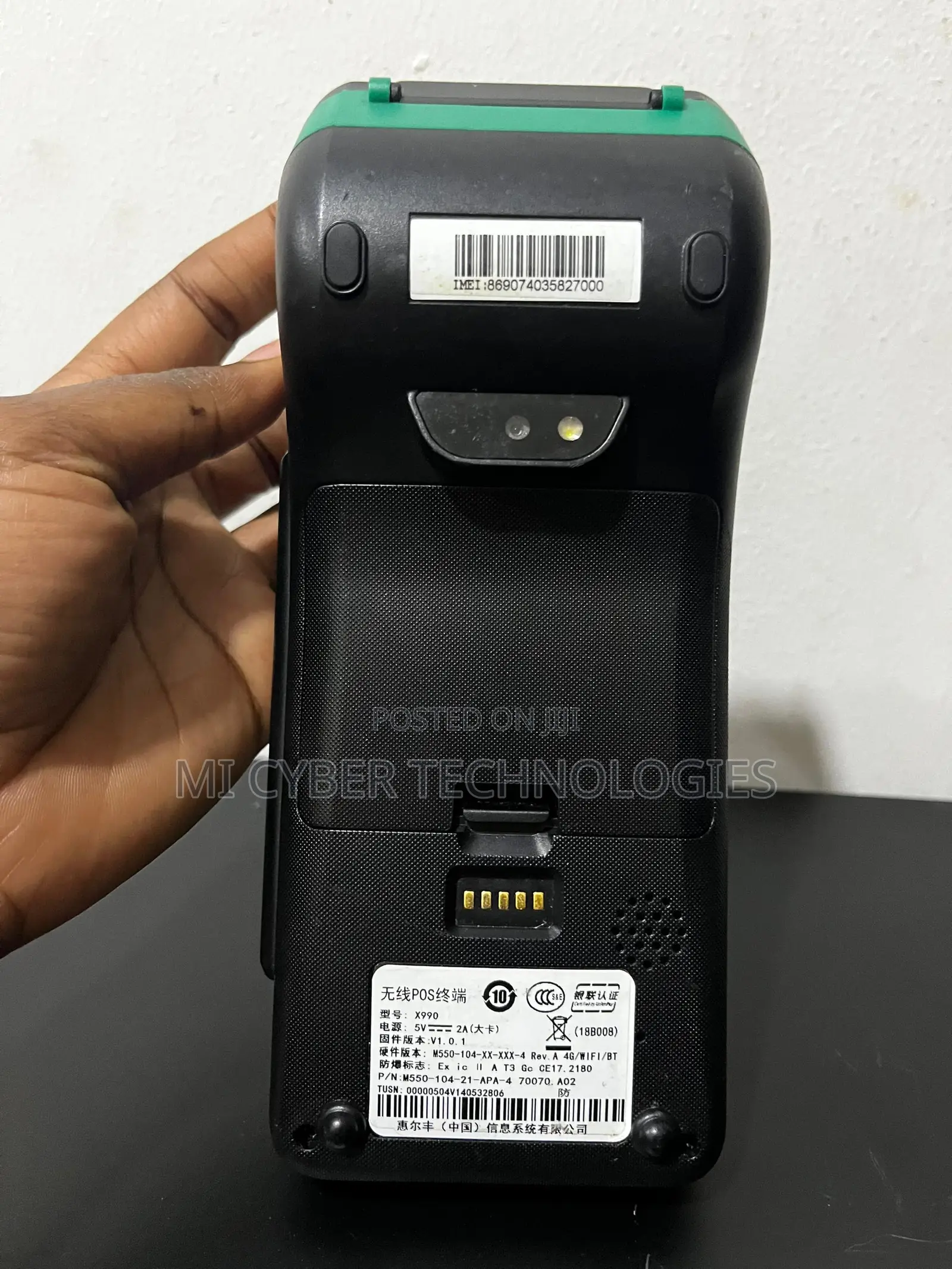 Verifone X990 Smart Mobile Pos System, Castles S1f2 Pos Terminal
