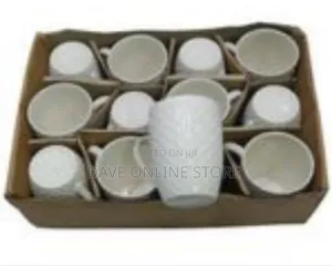 Set of 12 Ceramic Cups