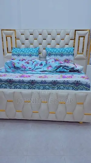 Cream Puzzle Bed