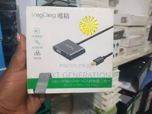 Veg Gleg Mini Dp To Hdmi + Vga Adapter